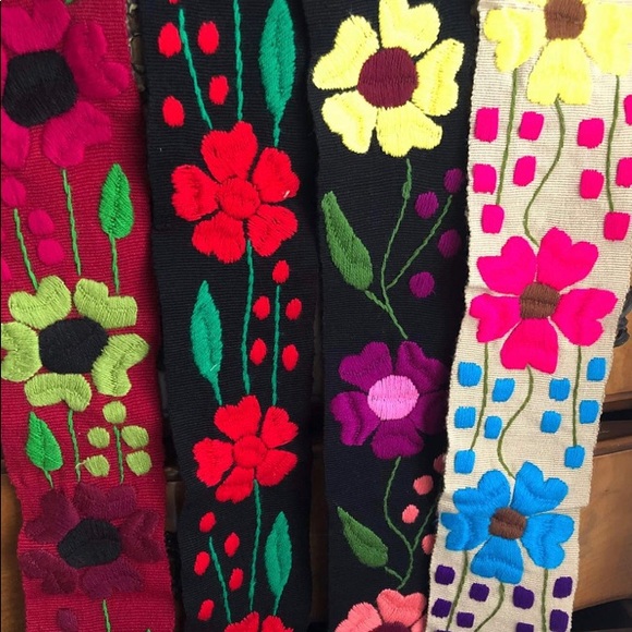 Accessories - SOLD! 100% hand embroidered belt